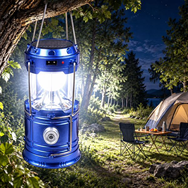 Кемпінговий LED-ліхтар LumiCamp SH-5800, Solar + Power Bank, 19,5&times;9,4 см par5800 фото