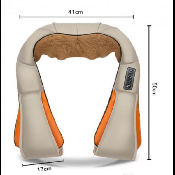 Массажер роликовый для всего тела с подогревом Shiatsu Massager of Neck Kneading 5088 фото