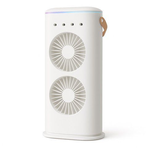 Mini Fan VU-02 &mdash; вентилятор і зволожувач повітря та RGB-підсвіткою 00919 фото