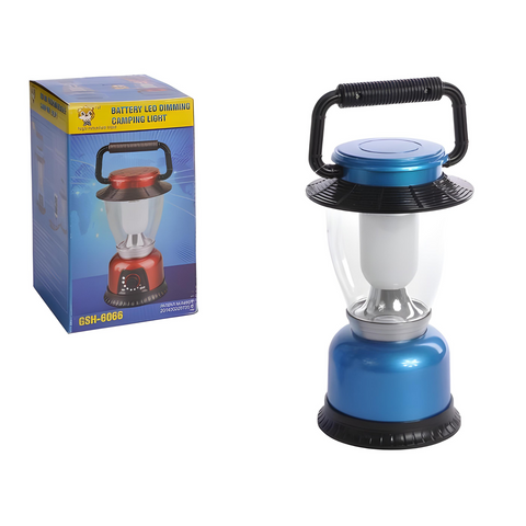 Solar Rechargeable ліхтар кемпінговий Mordoum GSH-6077ТС з сонячною панеллю Blue 5273 фото