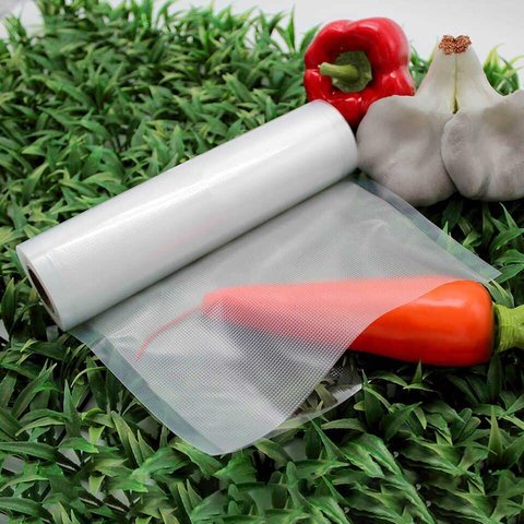 Вакуумні гофрированые пакети 20 см для зберігання їжі рулони для побутової вакуумної упаковки. 5050 фото