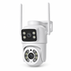 Уличная Wi‑Fi IP-камера Q13 6 Мп 2 объектива iCSee PTZ 350&deg; IP66 J8399 фото 1