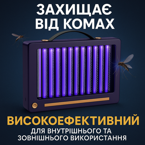Лампа-уловлювач комарів з електрошоком RD1951 00103 фото