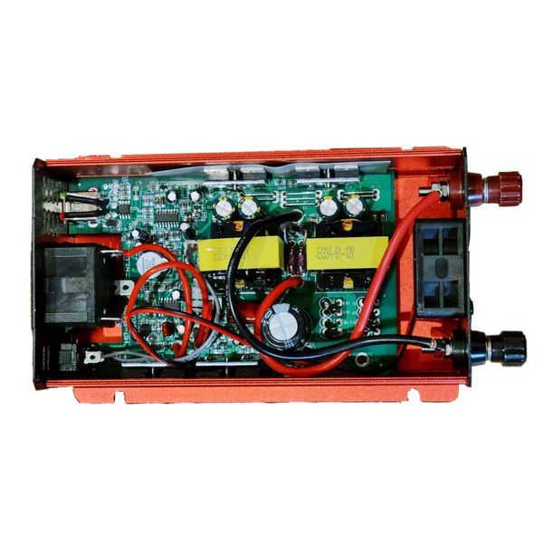 Інвертор 1000W 12V перетворювач з 12 В на 220 В, з USB-виходом 5 В і активним охолодженням, DC/AC 5009 фото