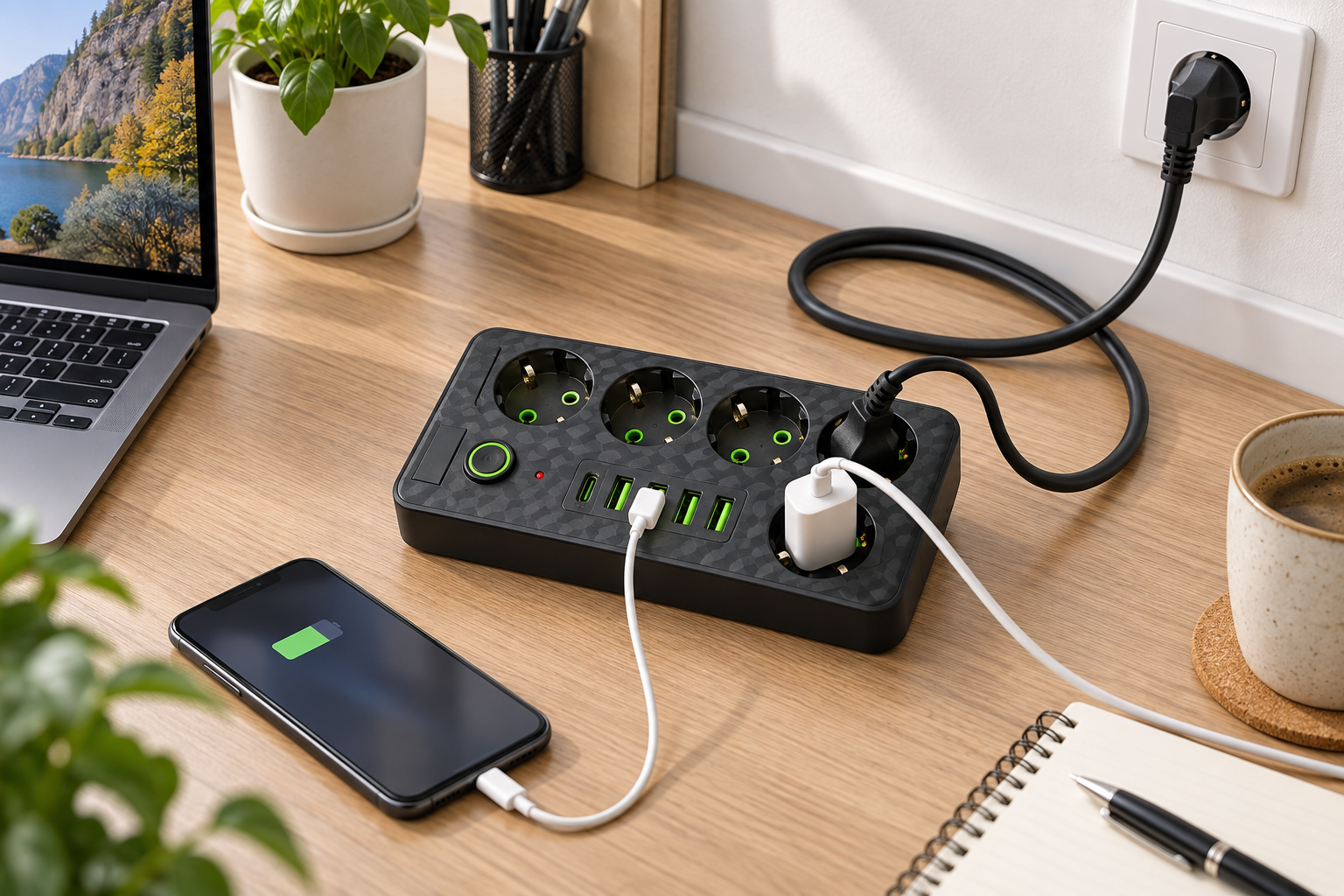 Характеристики сетевого фильтра PowerDock 2505