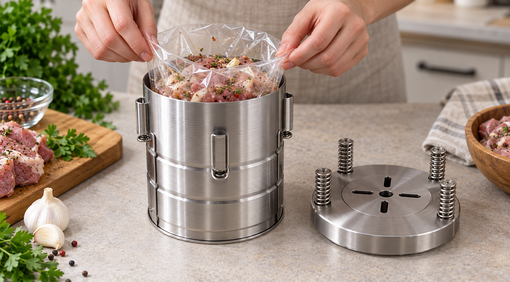 Характеристики и использование ветчинницы SteelChef Pro